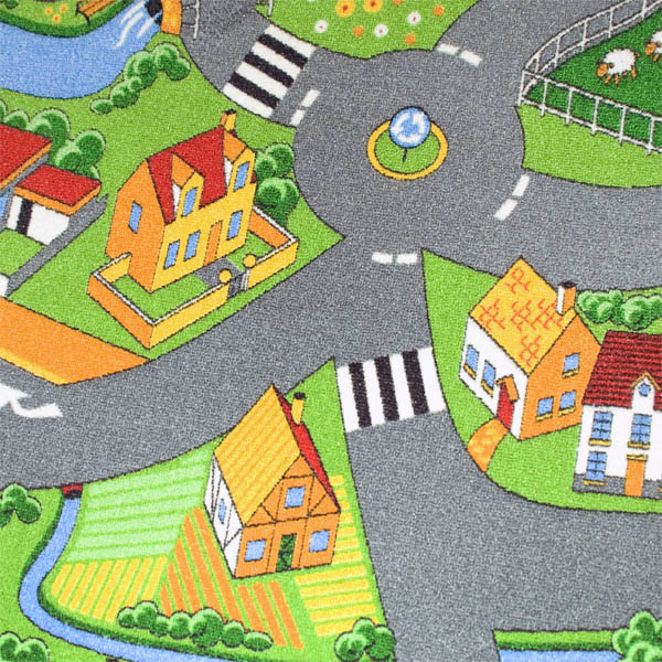 Ev Temalı Çocuk Halısı